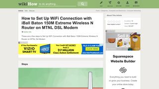 How to Set Up WiFi Connection with iBall Baton 150M Extreme ...