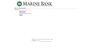 Marine Bank - Online Banking - myebanking.net