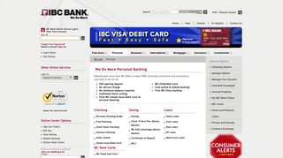 Personal Banking | Home - IBC Bank