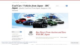 Used Cars / Vehicles from Japan - IBC Japan | Quality Used Cars ...