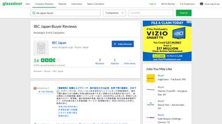 IBC Japan Buyer Reviews | Glassdoor