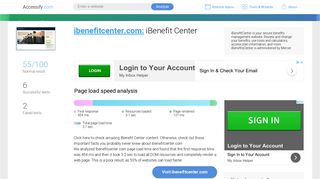 Access ibenefitcenter.com. iBenefit Center