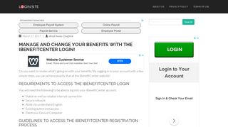 Manage and Change Your Benefits with the iBenefitCenter Login ...