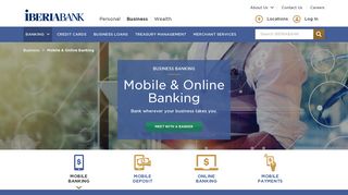 IBERIABANK | Business Mobile and Online Banking