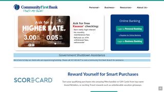 Community First Bank | Home