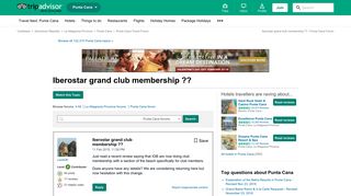 Iberostar grand club membership ?? - Punta Cana Forum - TripAdvisor