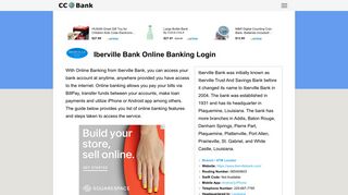 Iberville Bank Online Banking Login - CC Bank
