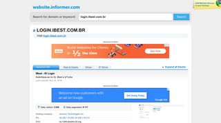 login.ibest.com.br at WI. IBest - ID Login - Website Informer
