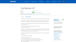 Detailed Analysis - Troj/Banker-DT - Viruses and Spyware - Advanced ...