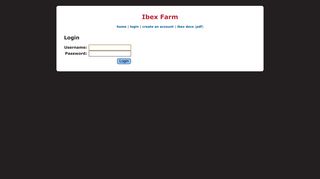 Ibex farm - Login - spellout.net