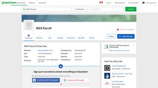 Working at IBEX Payroll | Glassdoor.ca