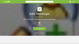ibibo Messenger Free Download