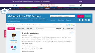 I-bidder auctions... - MoneySavingExpert.com Forums