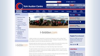 IBidder - York Auction Centre