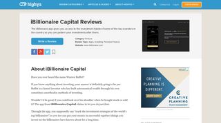 iBillionaire Capital Reviews - Is it a Scam or Legit? - HighYa