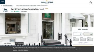 Hotel in LONDON - ibis Styles London Kensington