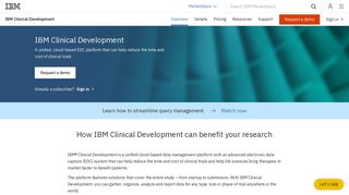 IBM Clinical Development
