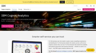 IBM Cognos Analytics on Cloud - Overview - Denmark