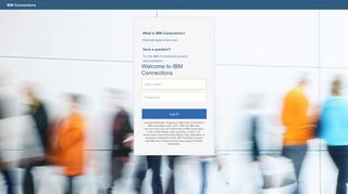 Log In to IBM Connections