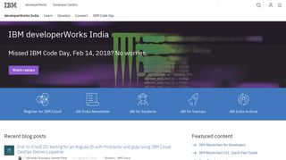 IBM developerWorks India - Community for Indian developers and IT ...