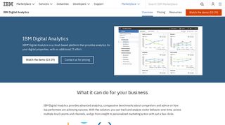 IBM Digital Analytics - Overview - United States