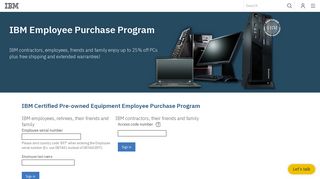 IBM Employee Purchase Program-US