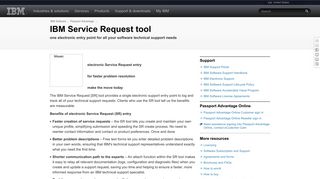 IBM Use the Software Service Request tool to get help for all your ...