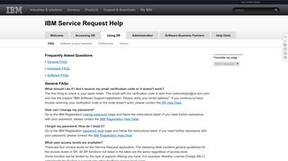 Using SR - IBM Service Request Help - United States