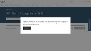 IBM Elastic Storage Server (ESS) - IBM Support