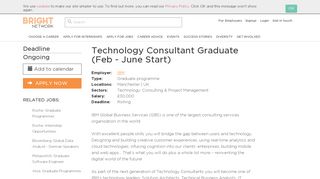 Technology Consultant Graduate (Feb - June Start) - IBM