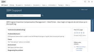 IBM Cognos Incentive Compensation Management – Web Portal ...