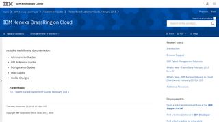 IBM Kenexa BrassRing on Cloud