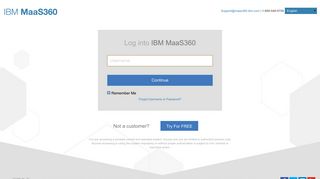 IBM MaaS Login - MaaS360 - IBM MaaS360 with Watson