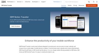 IBM Notes Traveler - Overview - United States