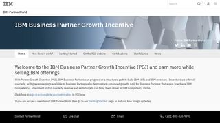 IBM PartnerWorld - IBM PGI