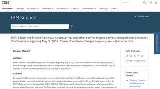 IBM SMP/E Internet Service Retrieval, ShopzSeries, and other service ...