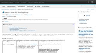 IBM SmartCloud Notes - IBM Connections Cloud wiki