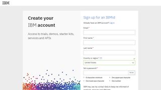 Sign up for an IBMid