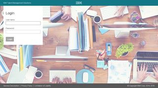 Login | IBM Talent Management Solutions