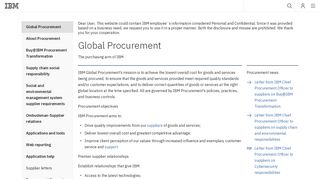 IBM Global Procurement