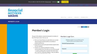 Member's Login | FSU - financial services union