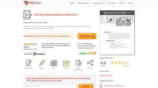 Iboard Allied Schools - Fill Online, Printable, Fillable, Blank | PDFfiller