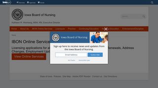 IBON Online Services | Iowa Board of Nursing