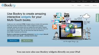 Bookry – Welcome | Interactive HTML 5 widgets for iBooks Author