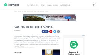Can You Read iBooks Online? | Techwalla.com