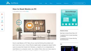 How to Read iBooks on PC - AirMore