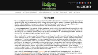 Social Media Marketing Packages | iBoom Media