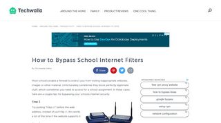 How to Bypass School Internet Filters | Techwalla.com