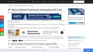iBoss Default Password, Login & IP List (updated August 2018 ...