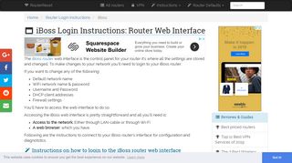 iBoss Login: How to Access the Router Settings | RouterReset